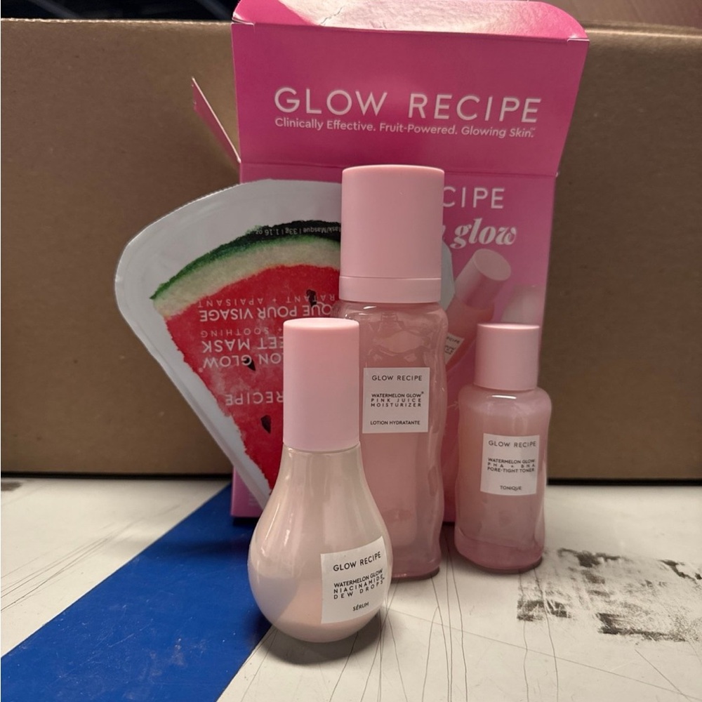 Glow Recipe Watermelon Glow Dewy skin routine